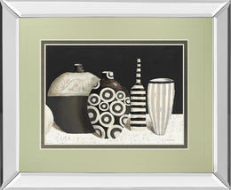 Mirrored Frame Objet D'Art By Emily Adams 34X40 Mirror Frame Print