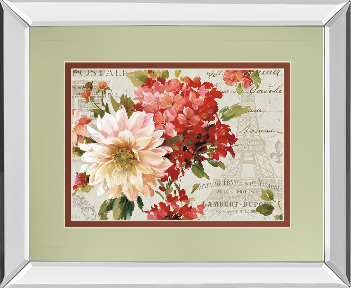 Mirrored Frame Ps Je T'Aime I Light By Lisa Audit 34X40 Mirror Frame Print
