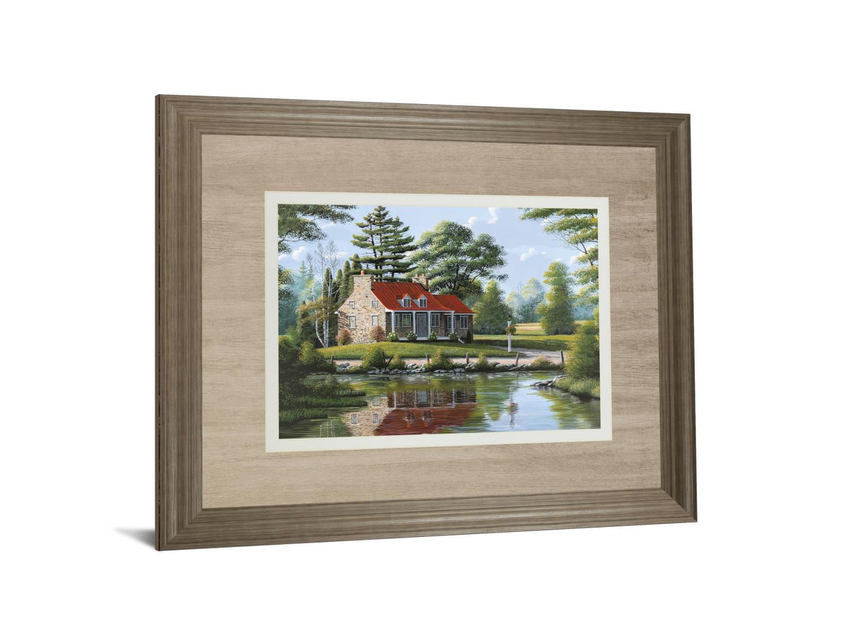 Summer Breeze By Saunders, B. 34X40 Framed Print