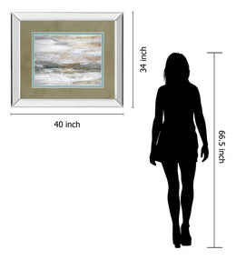 Mirrored Frame Mirage I  By Fontaine, S. 34X40 Mirror Frame Print