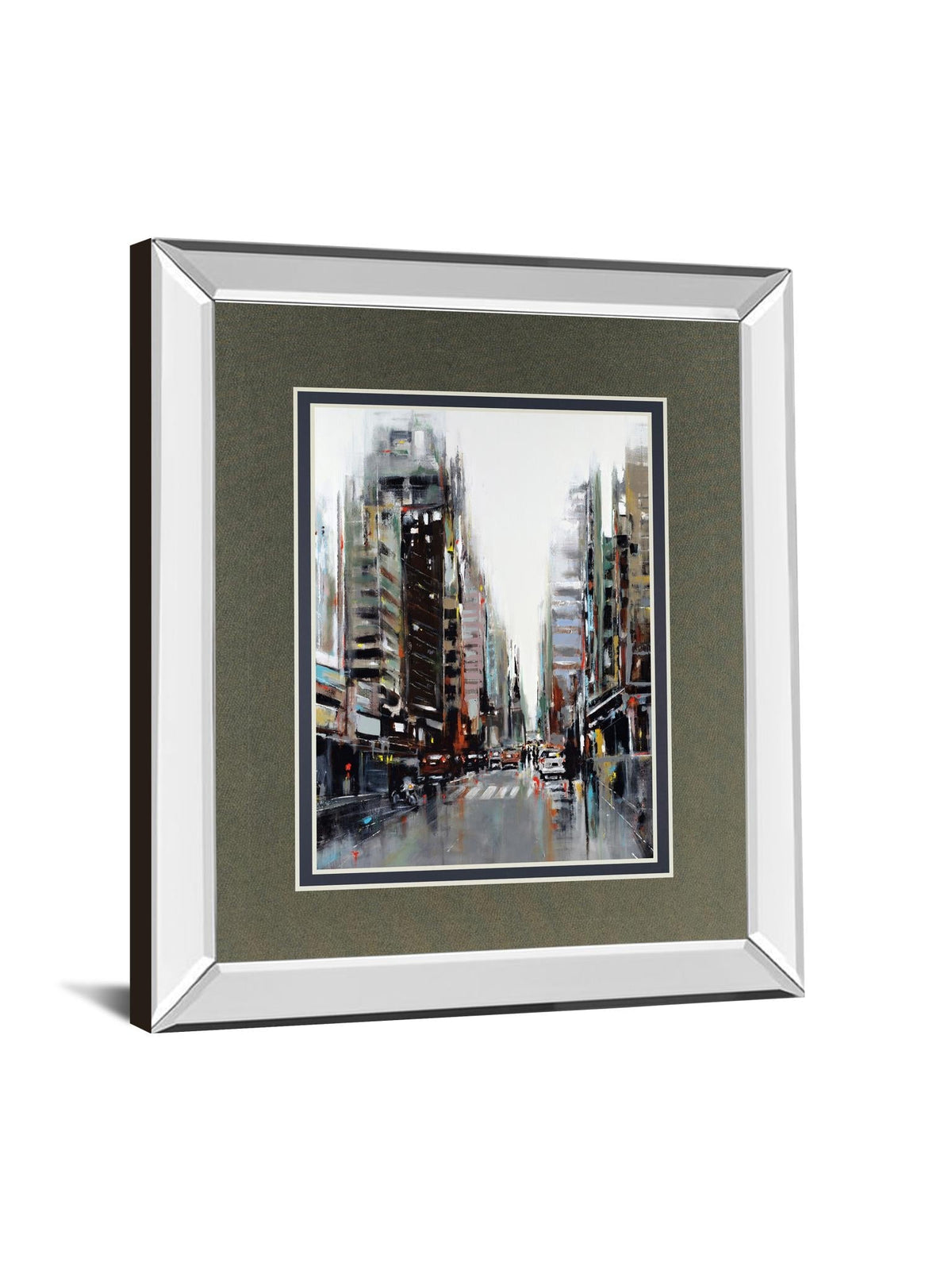 Mirrored Frame La Ville By Kadniri, A. 34X40 Mirror Frame Print