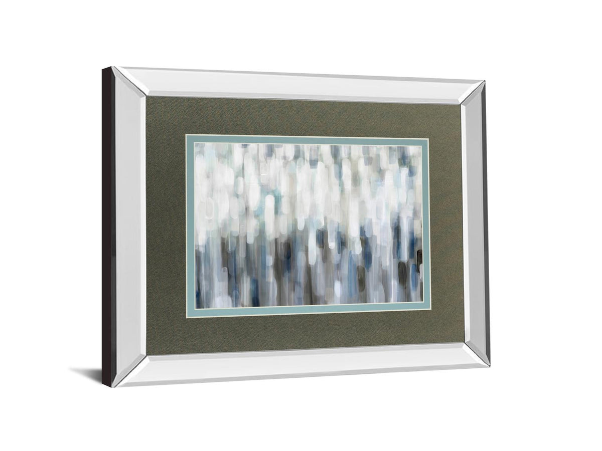 Silver Rain By Karen Lorena Parker 34X40 Mirror Frame Print