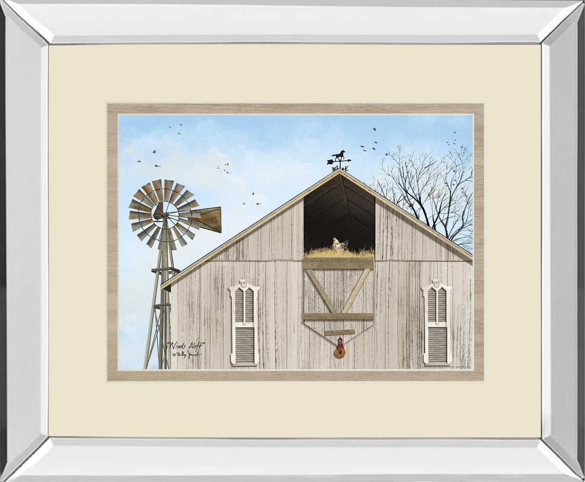 Winds Aloft By Billy Jacobs 34X40 Mirror Frame Print