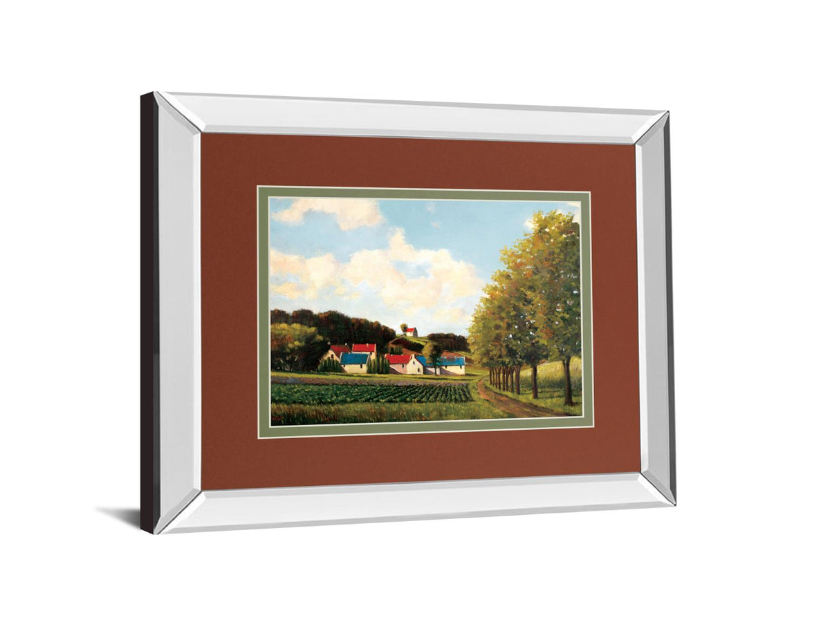Little Farms By Pieter Molenaar 34X40 Mirror Frame Print