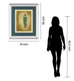 Shaman Of The Rain By Douglas 34X40 Mirror Frame Print