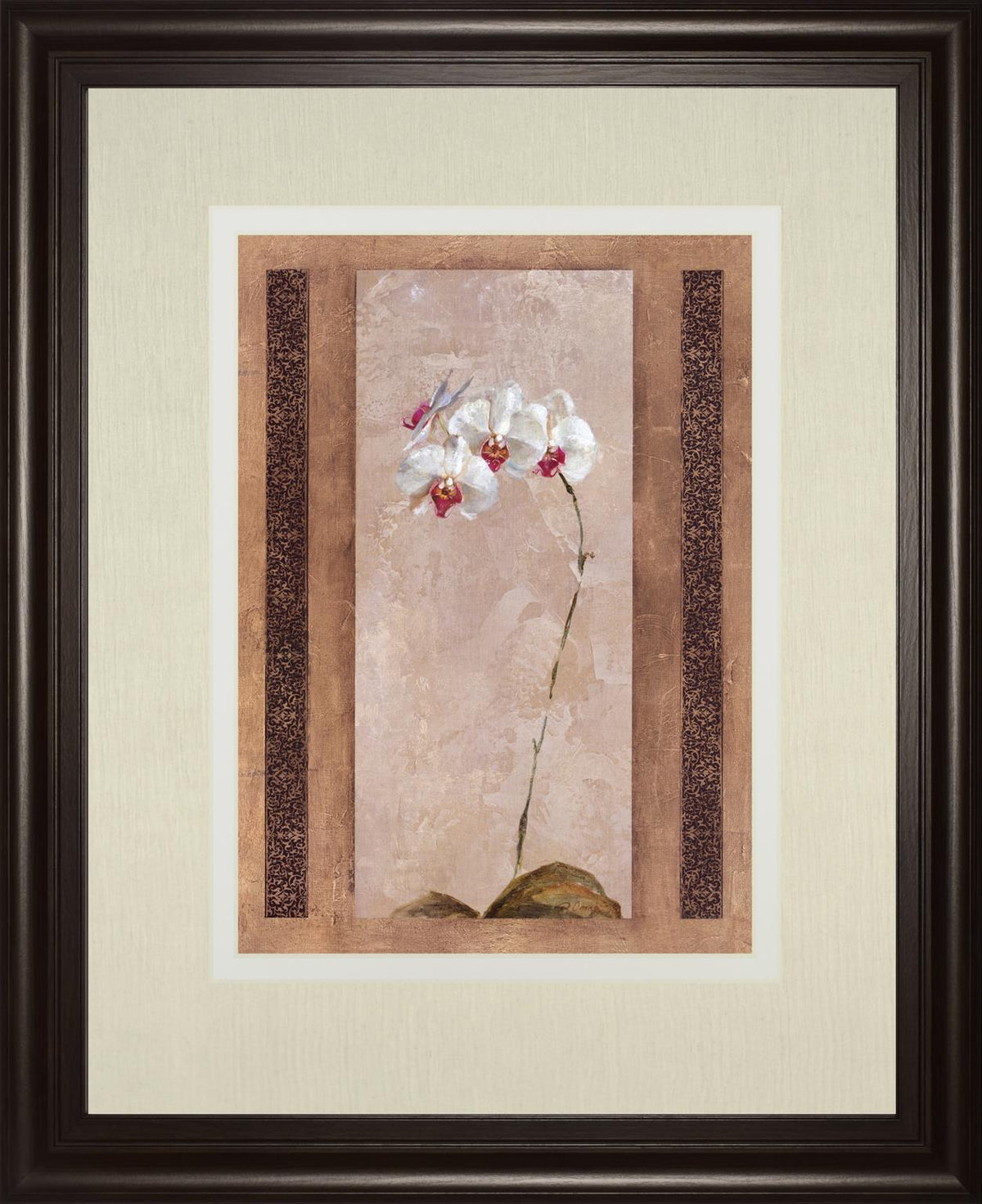 Contemporary Orchid Ii By Carney 34X40 Framed Print