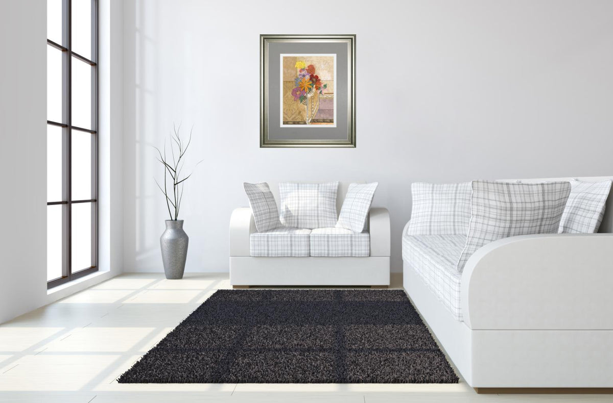 Pansy By Hollack 34X40 Framed Print