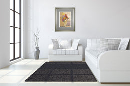 Pansy By Hollack 34X40 Framed Print