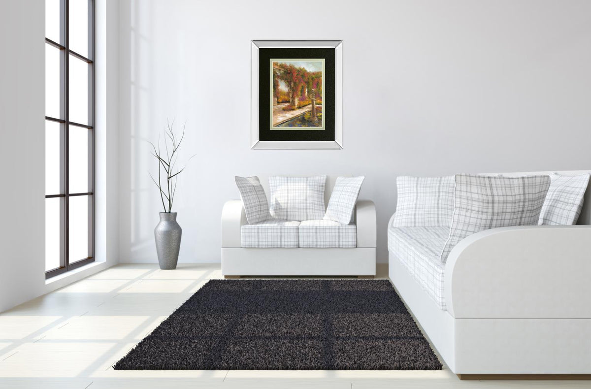 English Garden I By Patrick 34X40 Mirror Frame Print