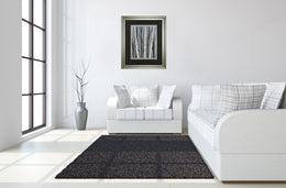 Birch Shadows By Eve 34X40 Framed Print