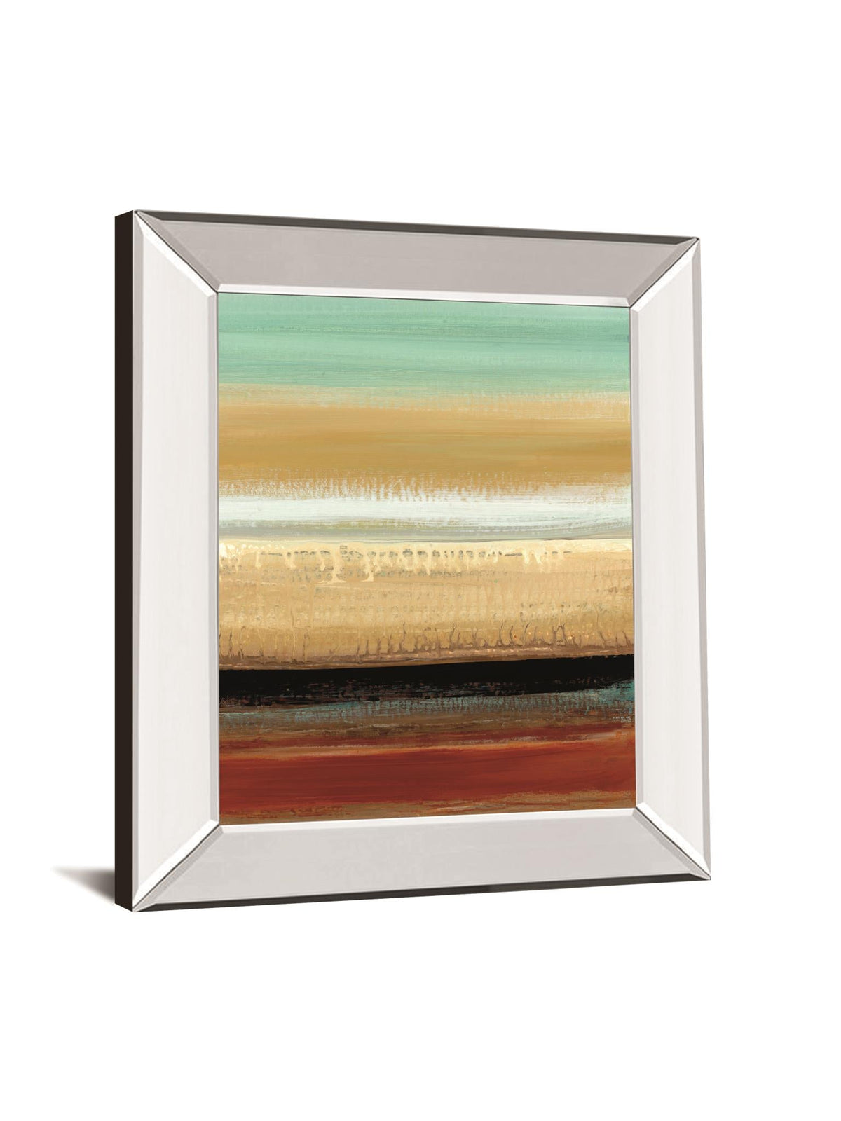 Horizon Lines I By Tesla, C 34X40 Mirror Frame Print