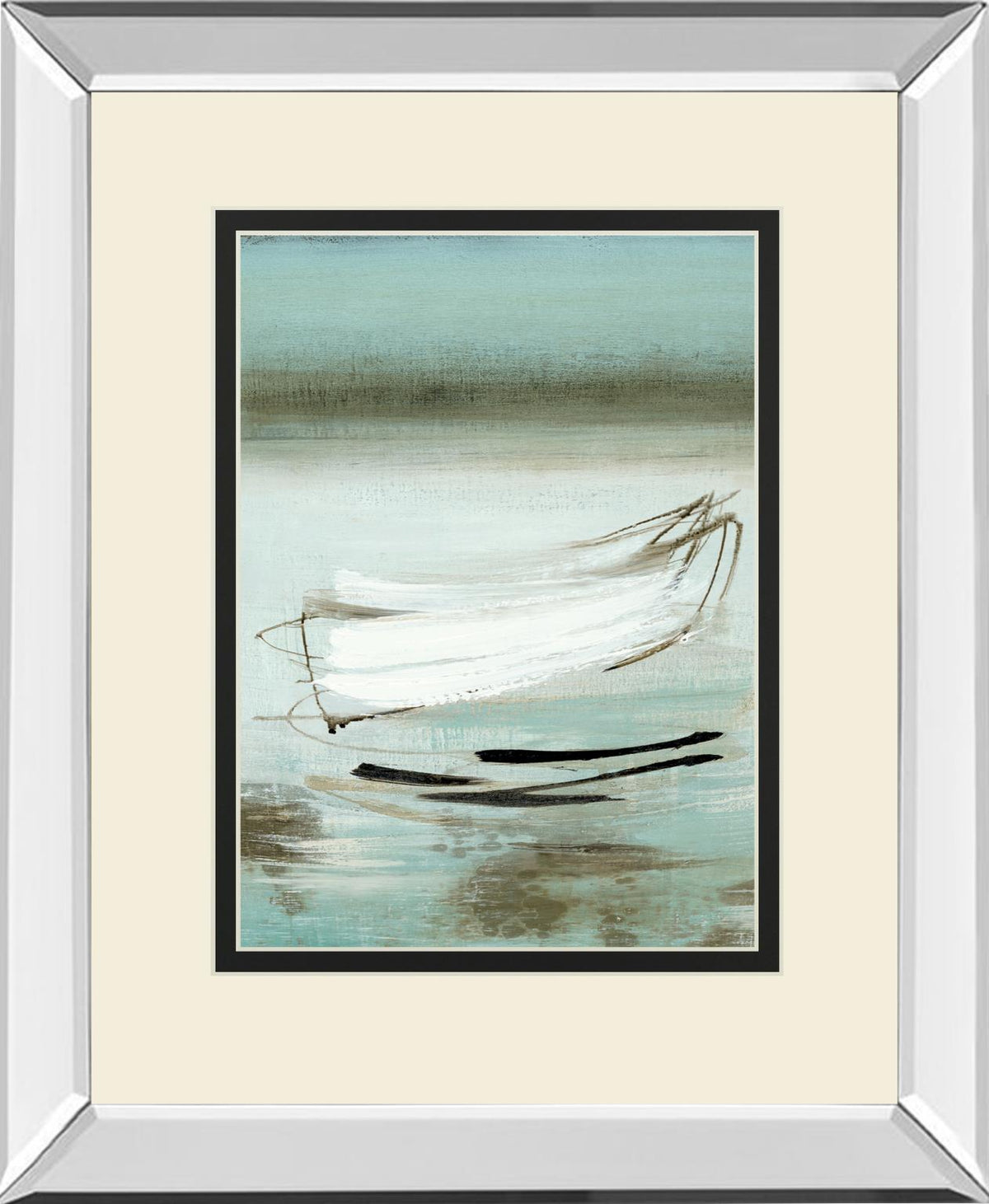 Canoe By Mcalpine, H. 34X40 Mirror Frame Print