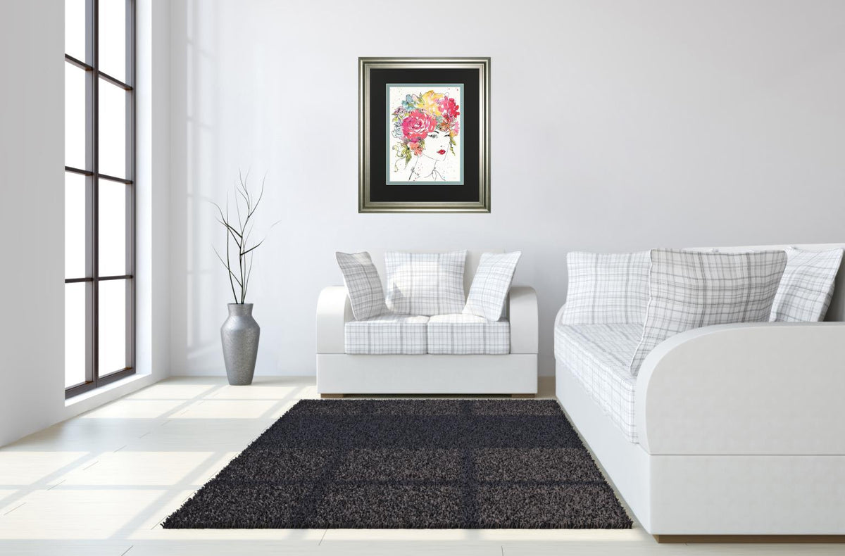 Floral Figures I By Anne Tavoletti 34X40 Framed Print