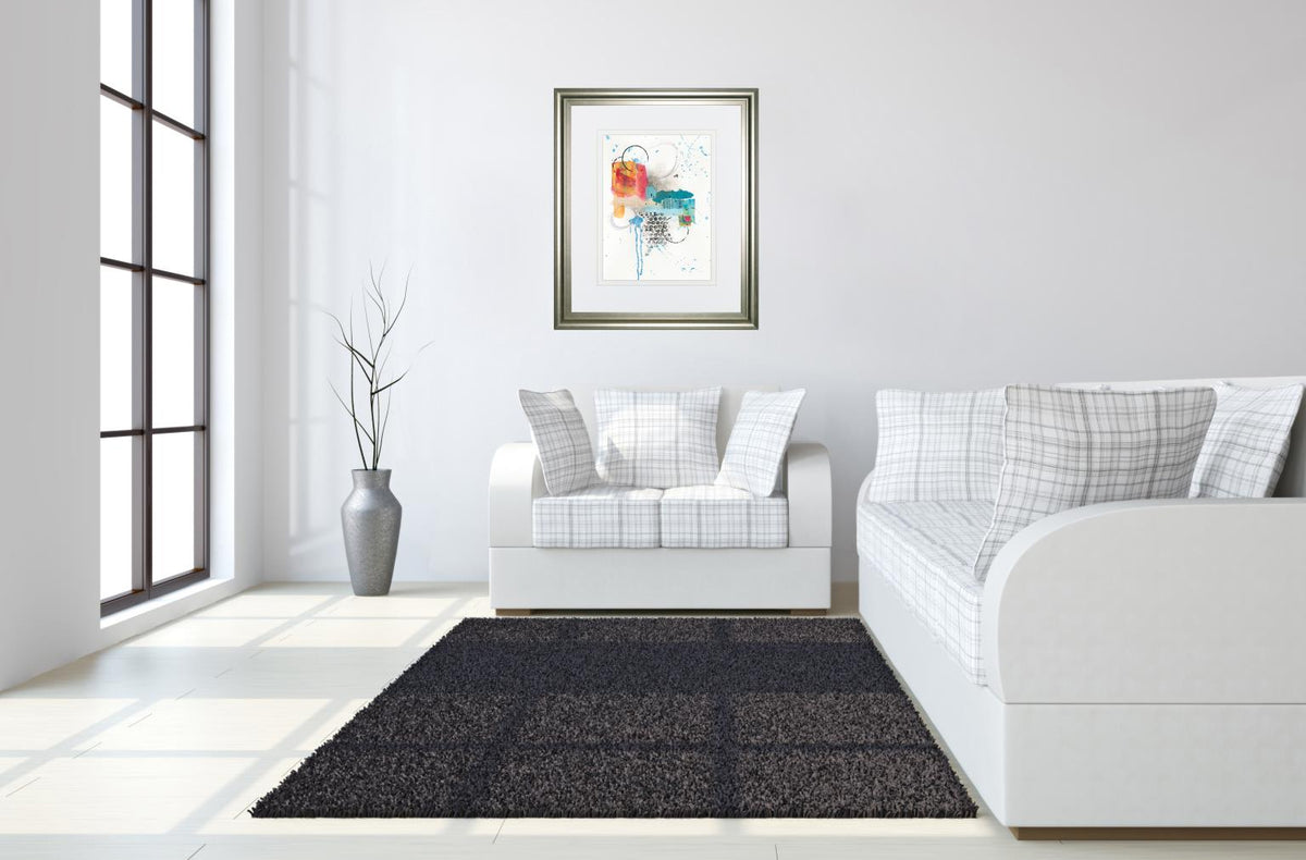 Abstract Skyline I By Courtney Prahl 34X40 Framed Print