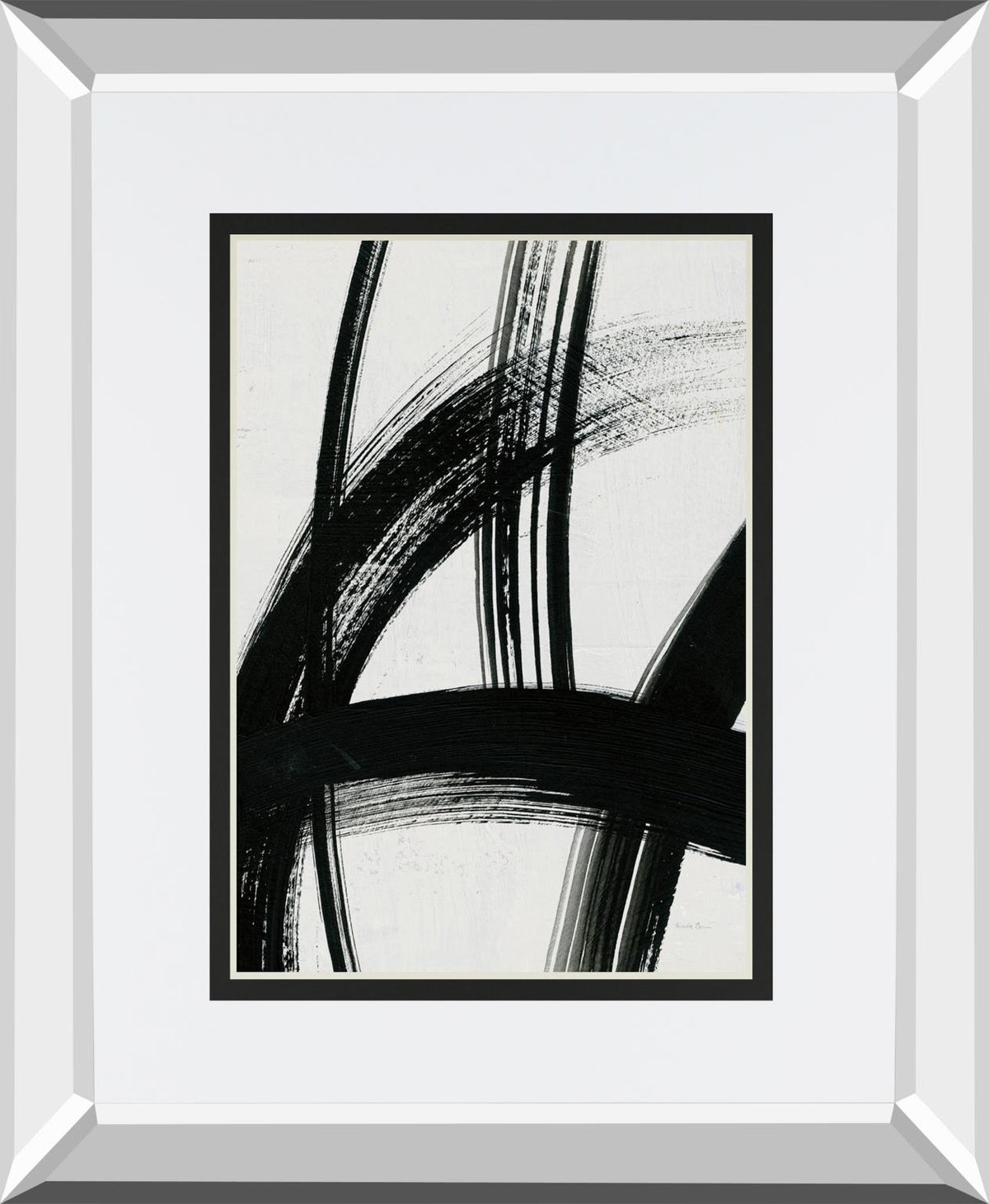 Spontaneous Ii By Farida Zaman 34X40 Mirror Frame Print