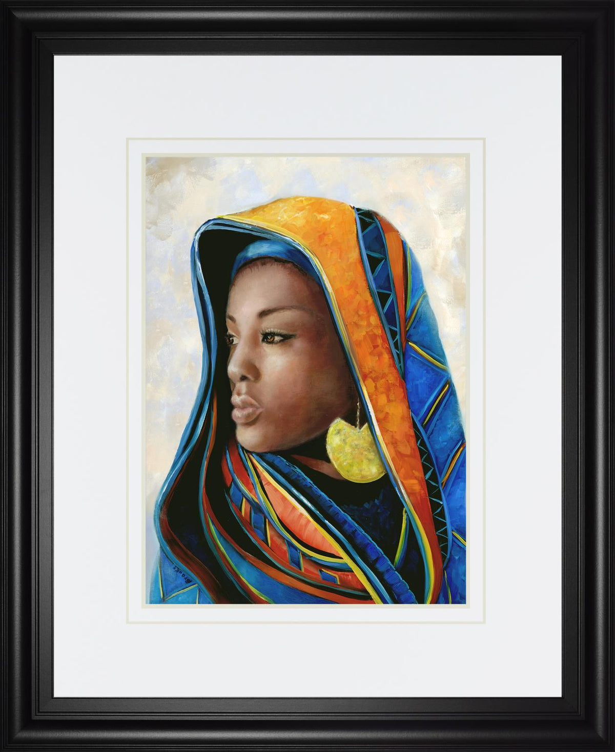 Soulful Beauty Ii By Donna Brooks 34X40 Framed Print