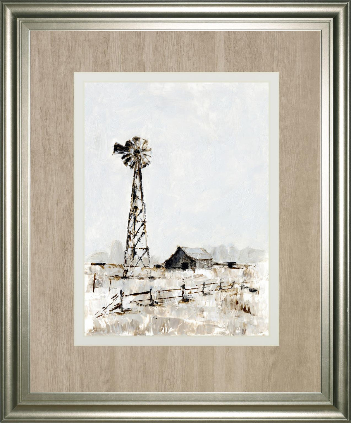 Rustic Prairie I By Ethan Harper 34X40 Framed Print