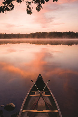 Lake At Dawn By Katrina Craven (Framed) Giclee Canvas