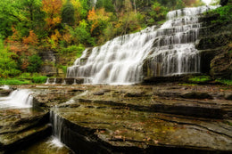 Waterfall (Framed) Giclee Canvas