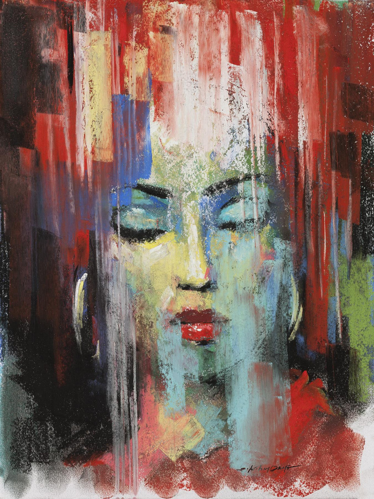 Pop Pastel Iii By A.Â Orme (Framed) Giclee Canvas