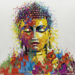 Buddha By A.Â Orme (Framed) Giclee Canvas