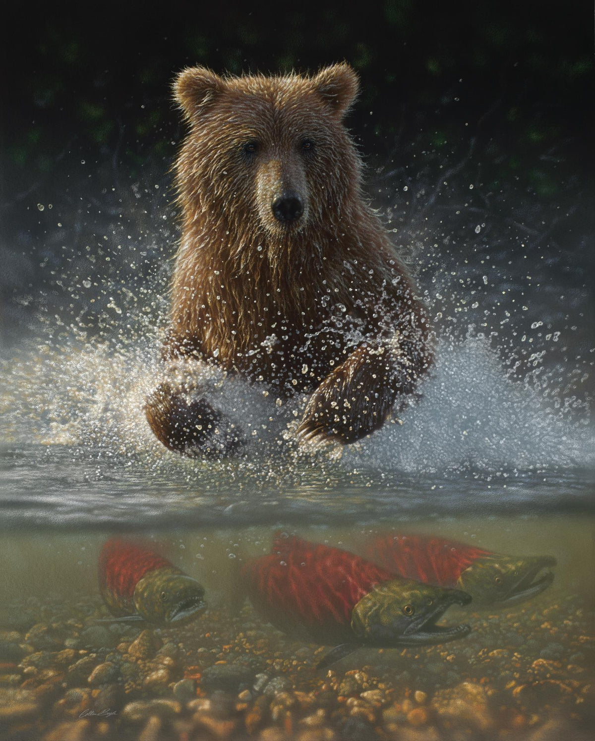 Lucky Hole By Collin Bogle (Framed) Giclee Canvas