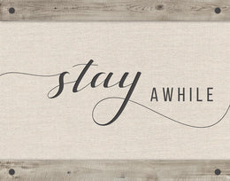 Stay Awhile By Amanda Murray (Framed) Giclee Canvas