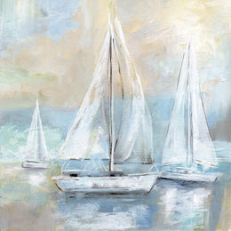 Sail Away By Nan (Small) (Framed) Giclee Canvas