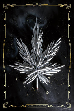 Carpe Cannabis By Yellow CafÃ© (Framed)(Small) Giclee Canvas