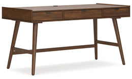 Lyncott Home Office Desk with Chair and Storage
