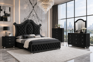 Cameo Bedroom Set - Black