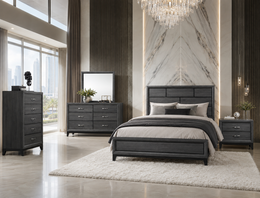 Akerson Bedroom Set Grey
