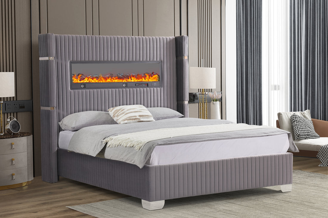 Romance Platform Bed (w/ USB PORTS) – Includes Mattress