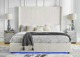 Belinda Platform Bed (w/ USB PORTS) – Includes Mattress