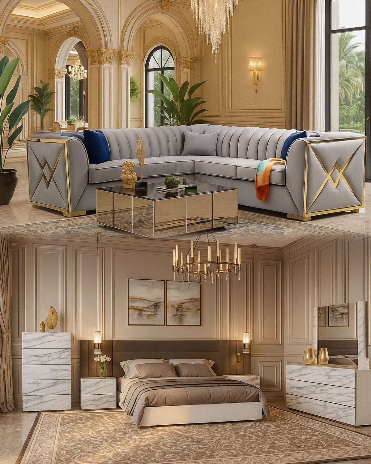 Julia Gold 2-Room Package