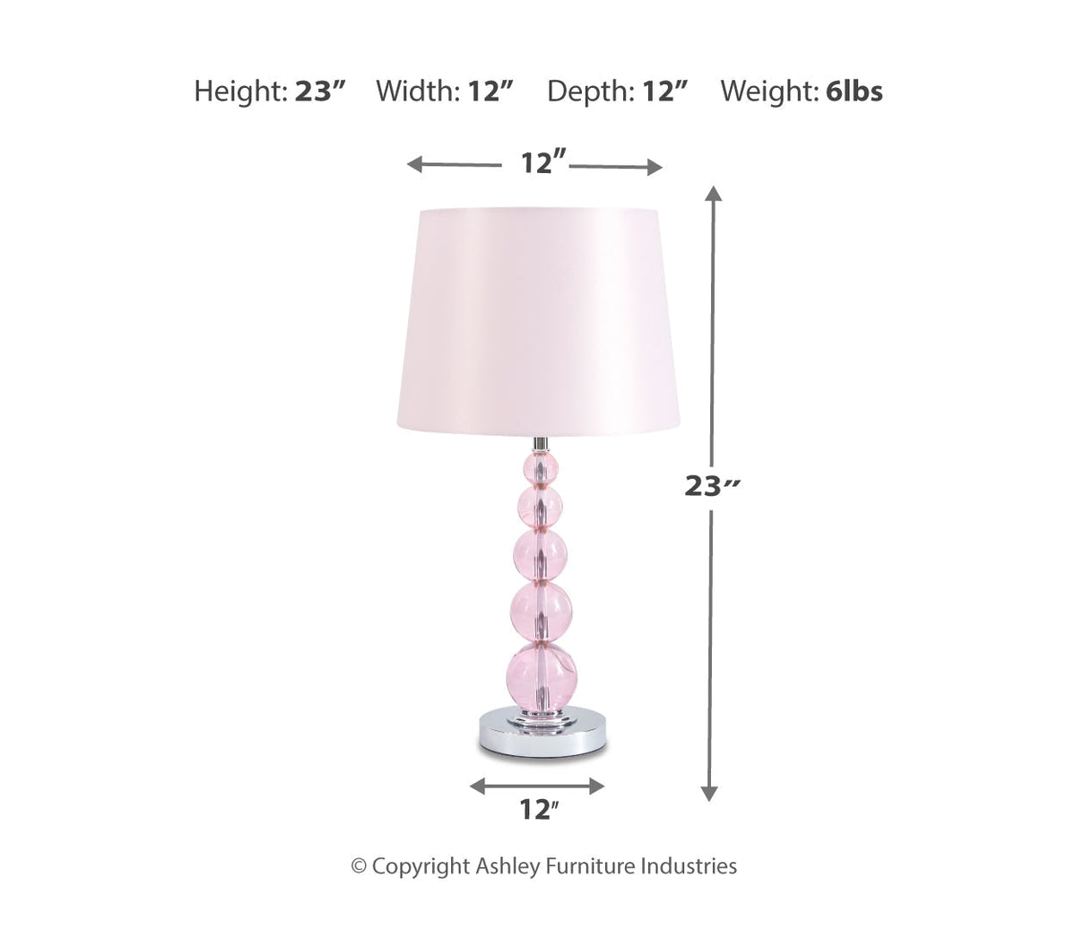 Letty Crystal Table Lamp (1/CN)