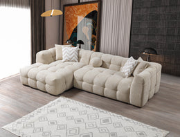 Ivy Sand Boucle LAF 110" Sectional