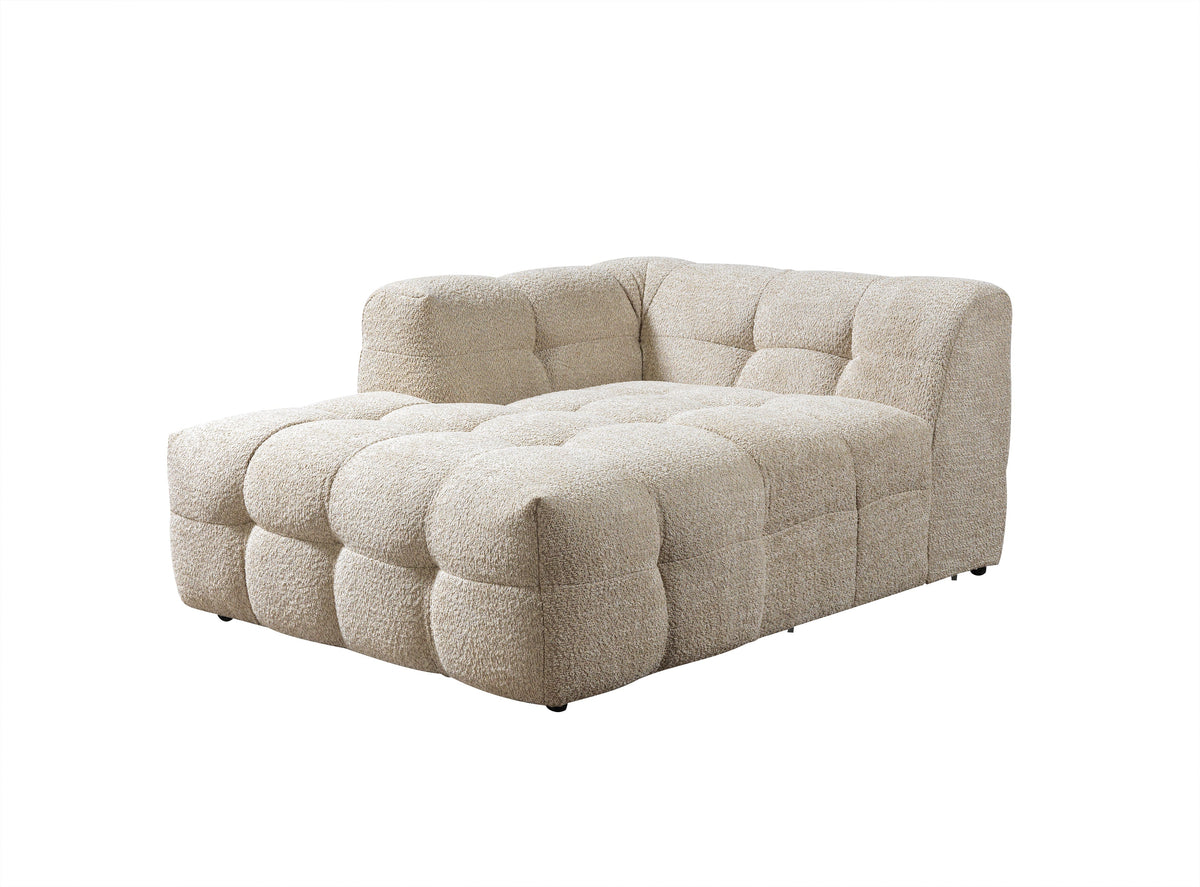 Ivy Sand Boucle LAF 110" Sectional