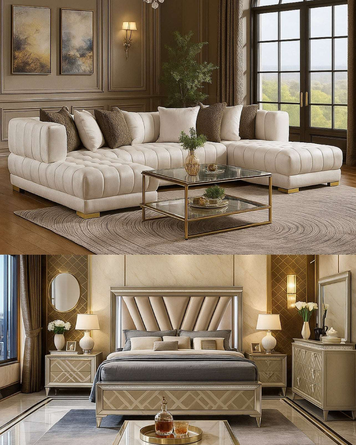 Nova Gold 3-Room Set