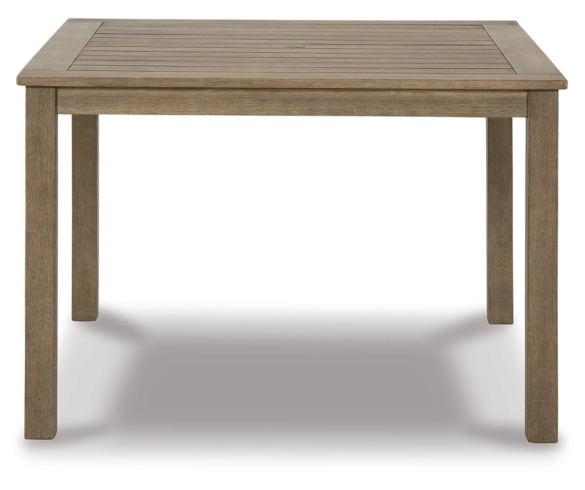 Aria Plains Square Dining Table w/UMB OPT
