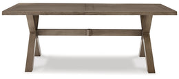 Beach Front RECT Dining Table w/UMB OPT