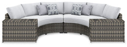 Harbor Court 3-Piece Outdoor Sectional with Ottoman
