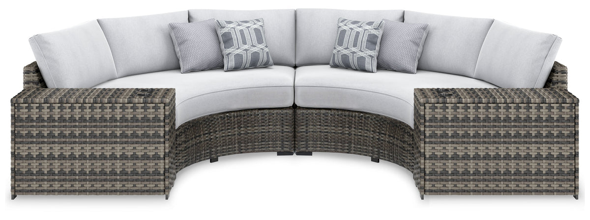 Harbor Court 3-Piece Outdoor Sectional with Ottoman