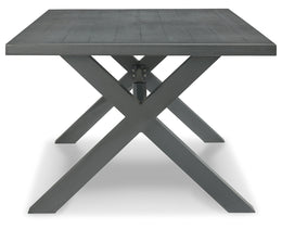 Elite Park Outdoor Dining Table and 4 Chairs and Bench