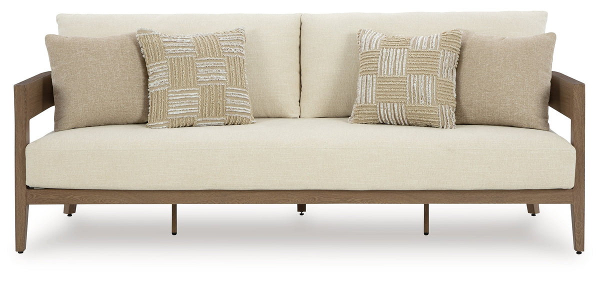 Serene Bay Ottoman with Cushion