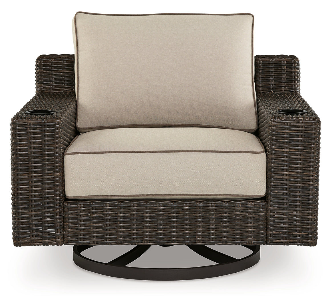 Coastline Bay Ottoman with Cushion
