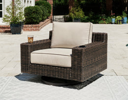 Coastline Bay Ottoman with Cushion