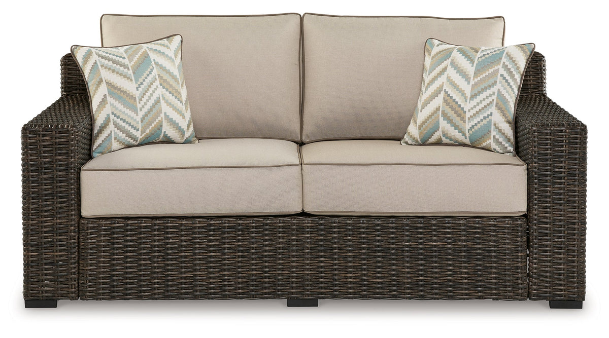 Coastline Bay Ottoman with Cushion