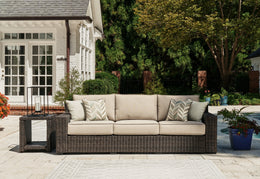 Coastline Bay Ottoman with Cushion