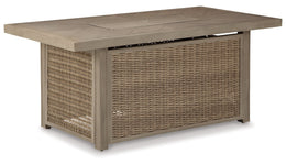Beachcroft Rectangular Fire Pit Table